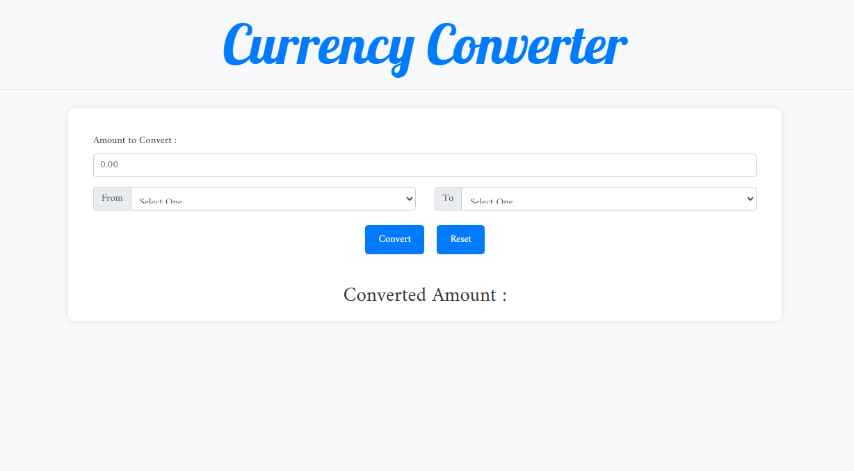 Currency Converter App