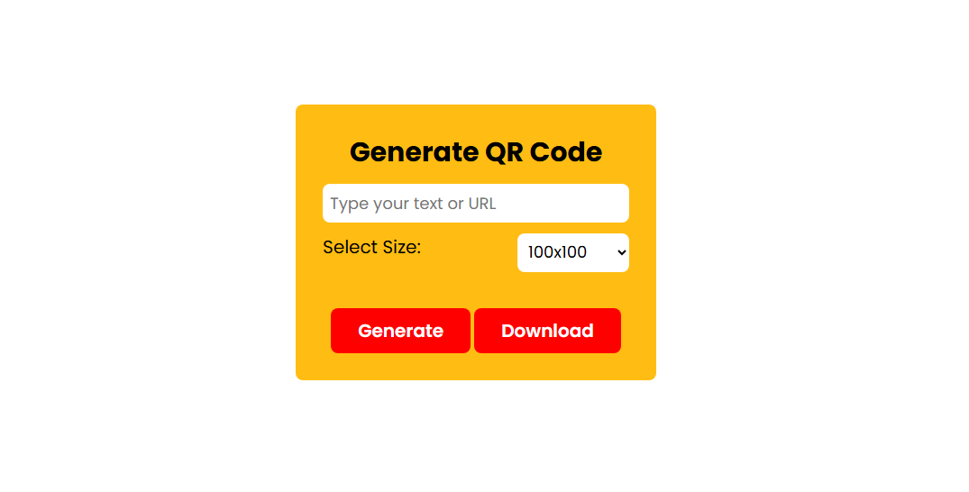 QR Code Generator App