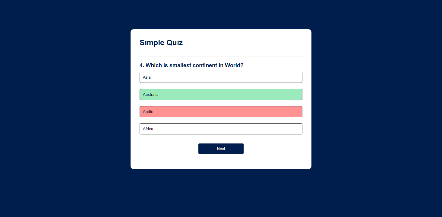 Quiz App