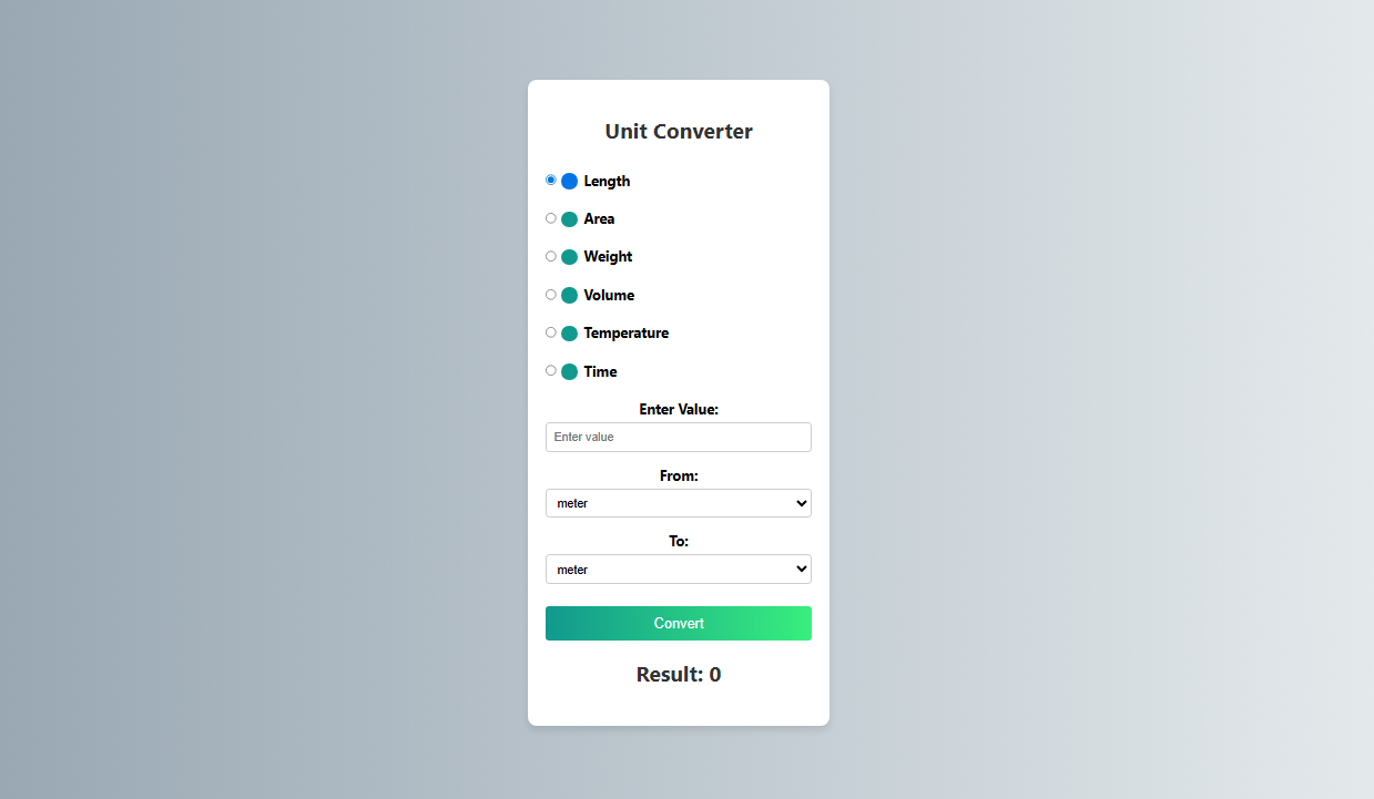 Unit Converter App